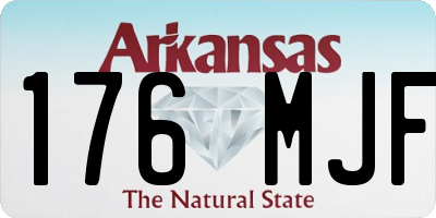 AR license plate 176MJF