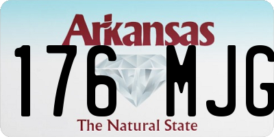 AR license plate 176MJG