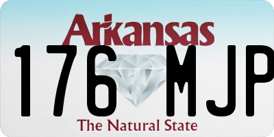 AR license plate 176MJP