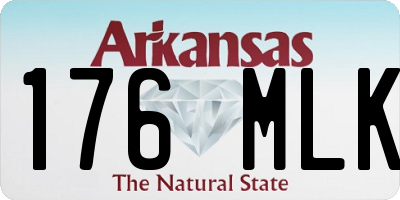 AR license plate 176MLK