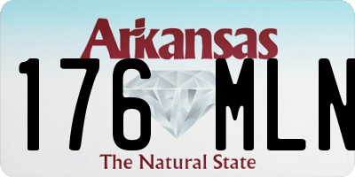 AR license plate 176MLN