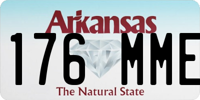 AR license plate 176MME