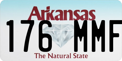 AR license plate 176MMF