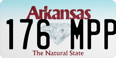 AR license plate 176MPP