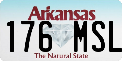 AR license plate 176MSL