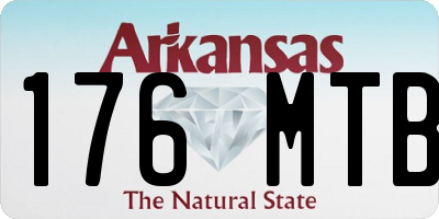 AR license plate 176MTB