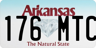 AR license plate 176MTC