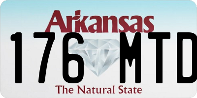 AR license plate 176MTD