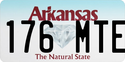 AR license plate 176MTE