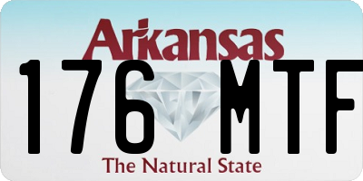 AR license plate 176MTF