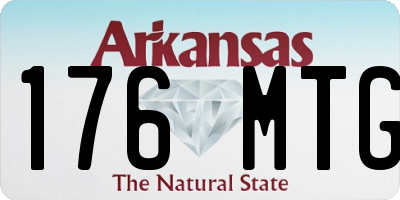 AR license plate 176MTG