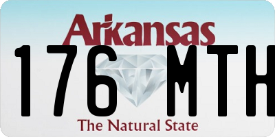 AR license plate 176MTH