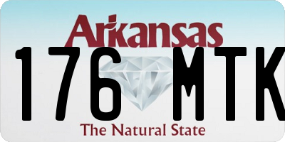 AR license plate 176MTK