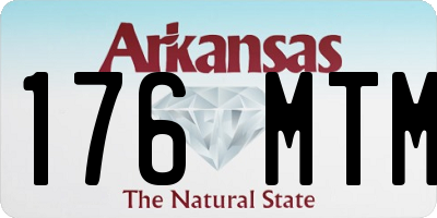 AR license plate 176MTM