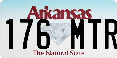 AR license plate 176MTR
