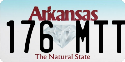 AR license plate 176MTT
