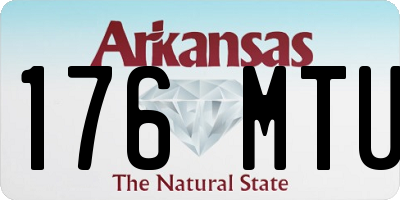 AR license plate 176MTU