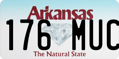 AR license plate 176MUC