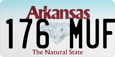 AR license plate 176MUF