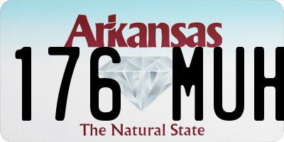 AR license plate 176MUH