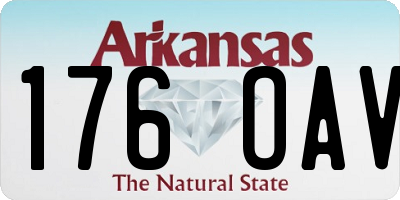 AR license plate 176OAV