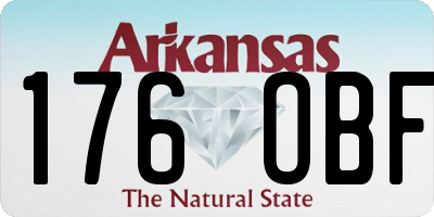 AR license plate 176OBF