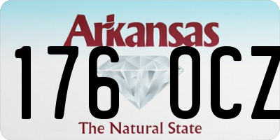 AR license plate 176OCZ