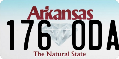 AR license plate 176ODA