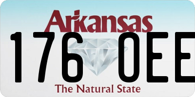 AR license plate 176OEE