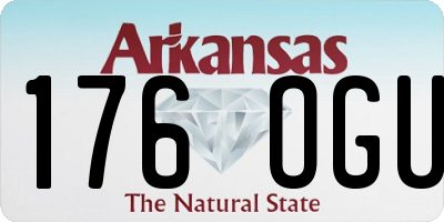 AR license plate 176OGU
