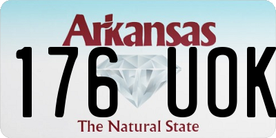 AR license plate 176UOK