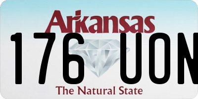 AR license plate 176UON