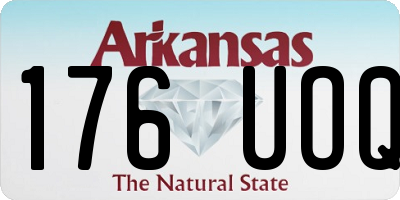 AR license plate 176UOQ