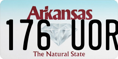 AR license plate 176UOR