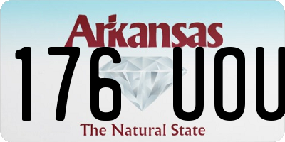 AR license plate 176UOU