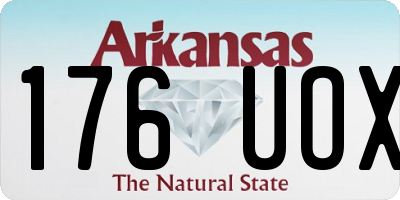 AR license plate 176UOX