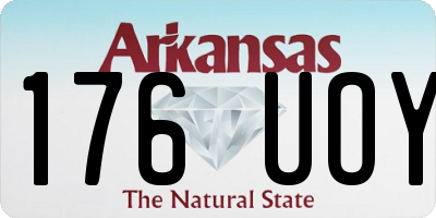 AR license plate 176UOY