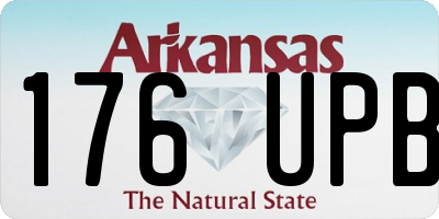 AR license plate 176UPB