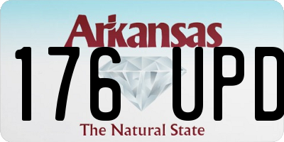 AR license plate 176UPD