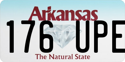 AR license plate 176UPE