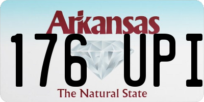 AR license plate 176UPI
