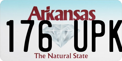 AR license plate 176UPK