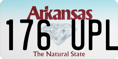 AR license plate 176UPL