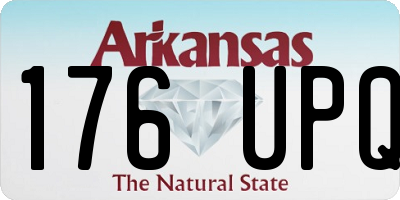AR license plate 176UPQ
