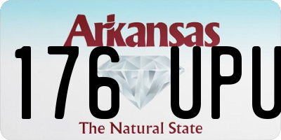 AR license plate 176UPU