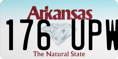 AR license plate 176UPW