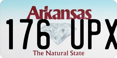 AR license plate 176UPX