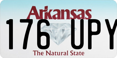 AR license plate 176UPY