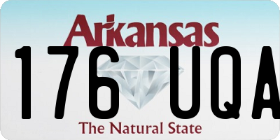AR license plate 176UQA