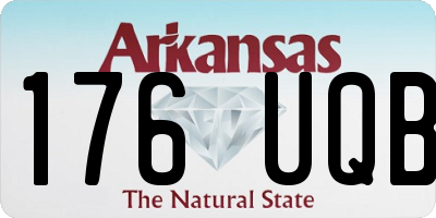AR license plate 176UQB